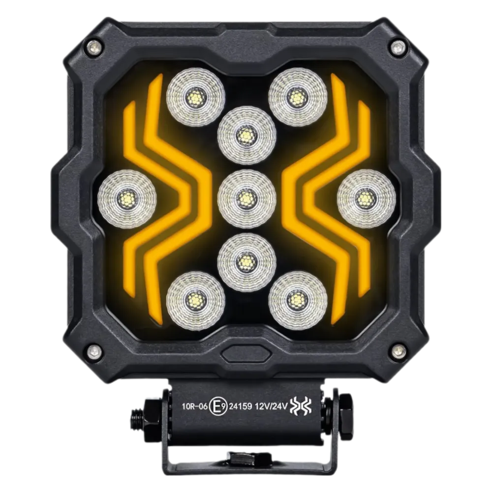 Feu de travail spider double position 12 et 24 V