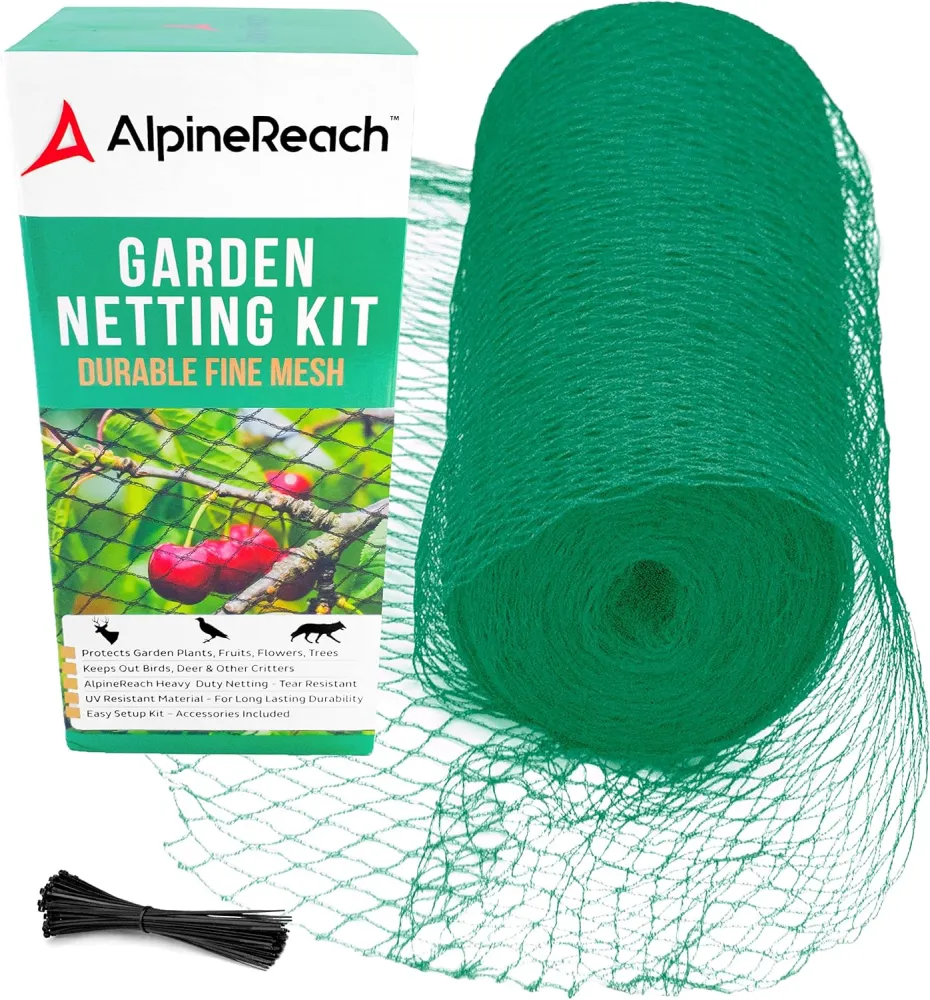Filet anti-oiseaux de jardin AlpineReach 2m x 30m vert