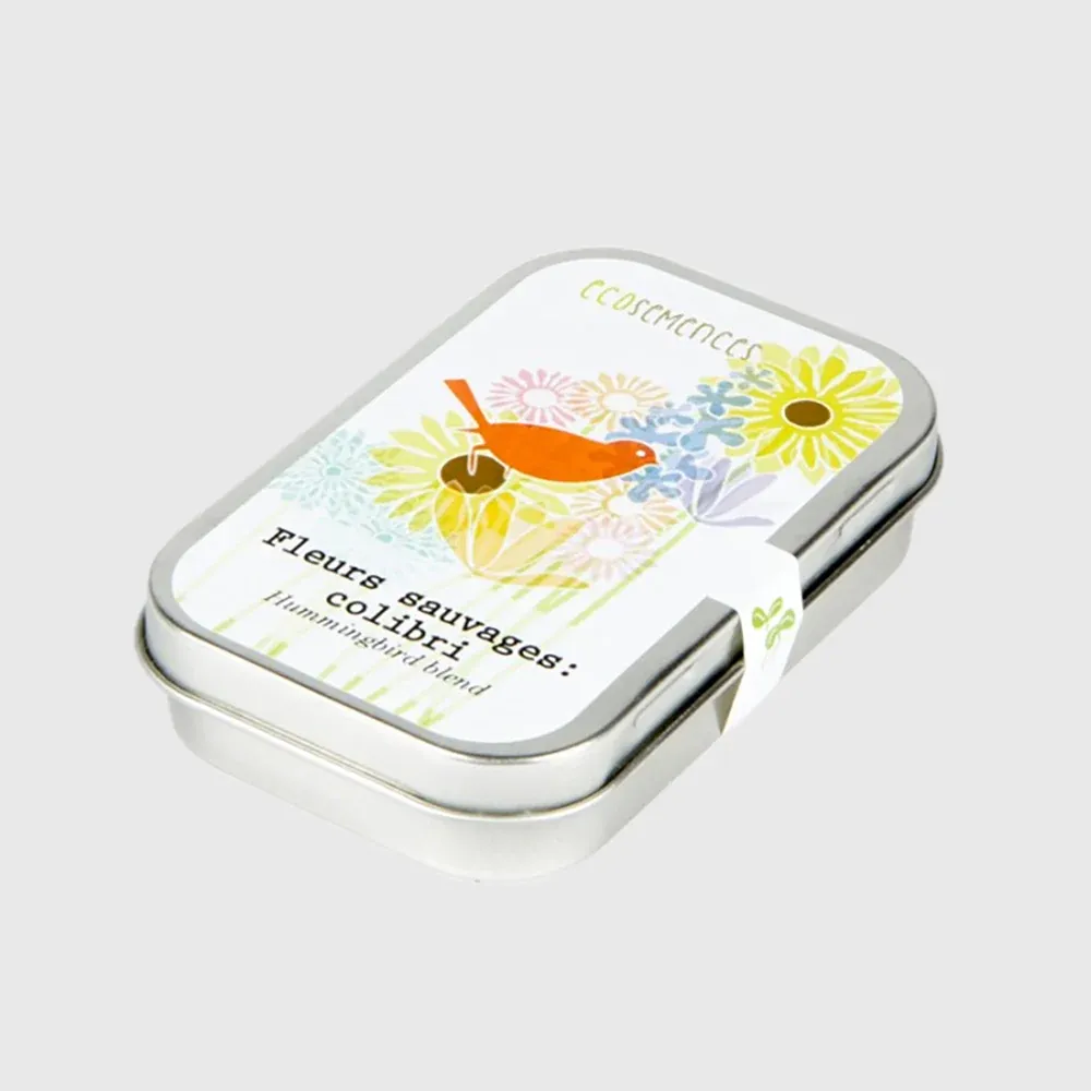 Fleurs sauvages: papillons - boite