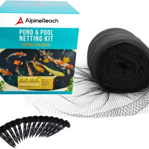 Kit de filet pour bassin à carpes koï AlpineReach 8,5m x 9m