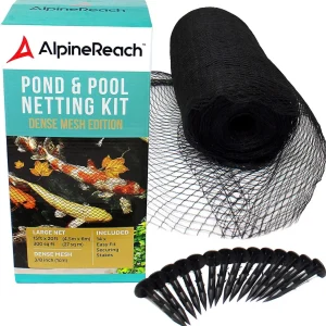 Kit de filet pour bassin à carpes koï AlpineReach 4,5m x 6m