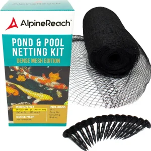 Kit de filet pour bassin à carpes koï AlpineReach 2m x 3m