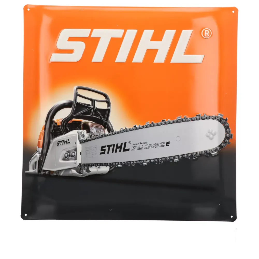 Stihl - Plaque en métal 40x40 MS362