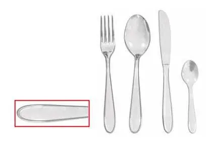 Couteau à table forgée riccione dans ox omra