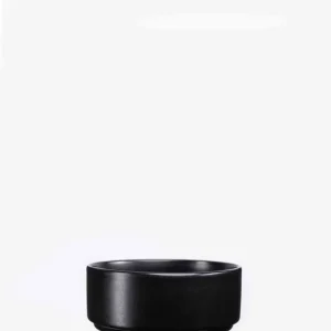 Haute résistance Jenna Clifford Flat Superposable Nibble Bowl - Black