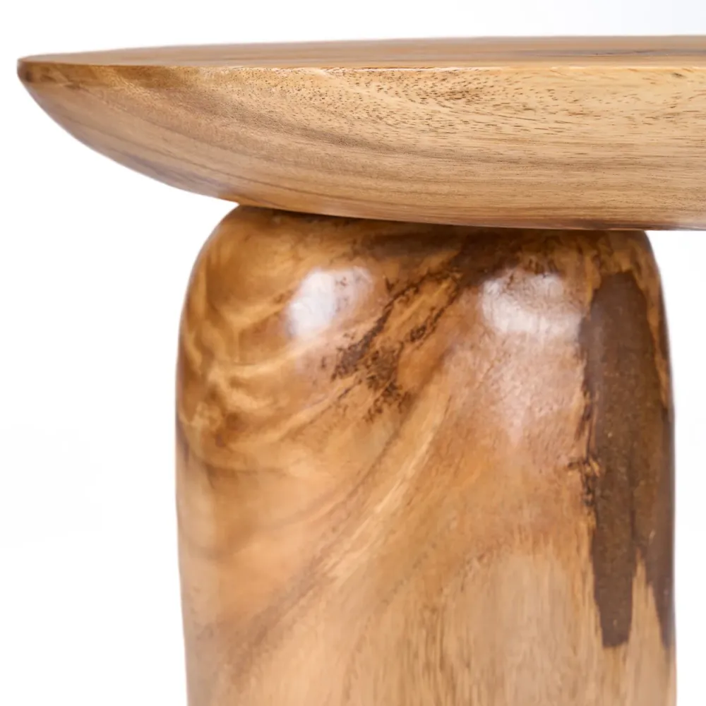 Mango Drum Side Table - Authentique