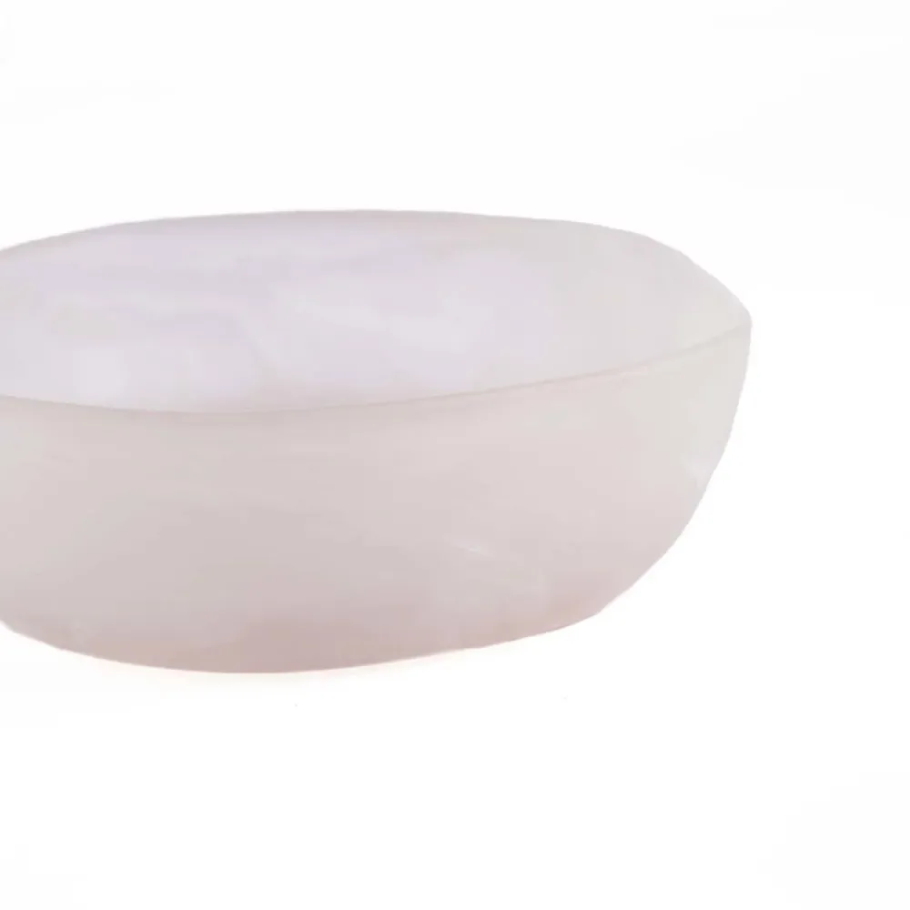 Pièce d'origine Resin Organic Bowl - Rose vif White - L