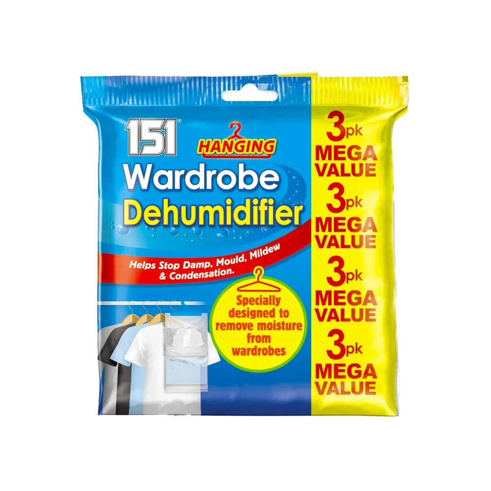 Cartouche anti-calcaire Set 3 Sacchetti Deumidificatori Per Armadio 180g