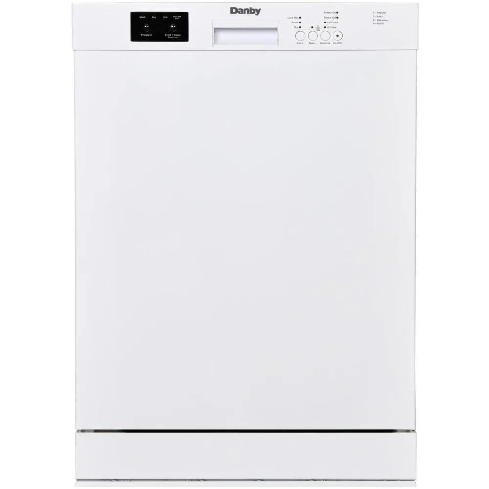 Danby Lave-vaisselle intégré de 24 pouces DDW2400EW Résistant au chlore