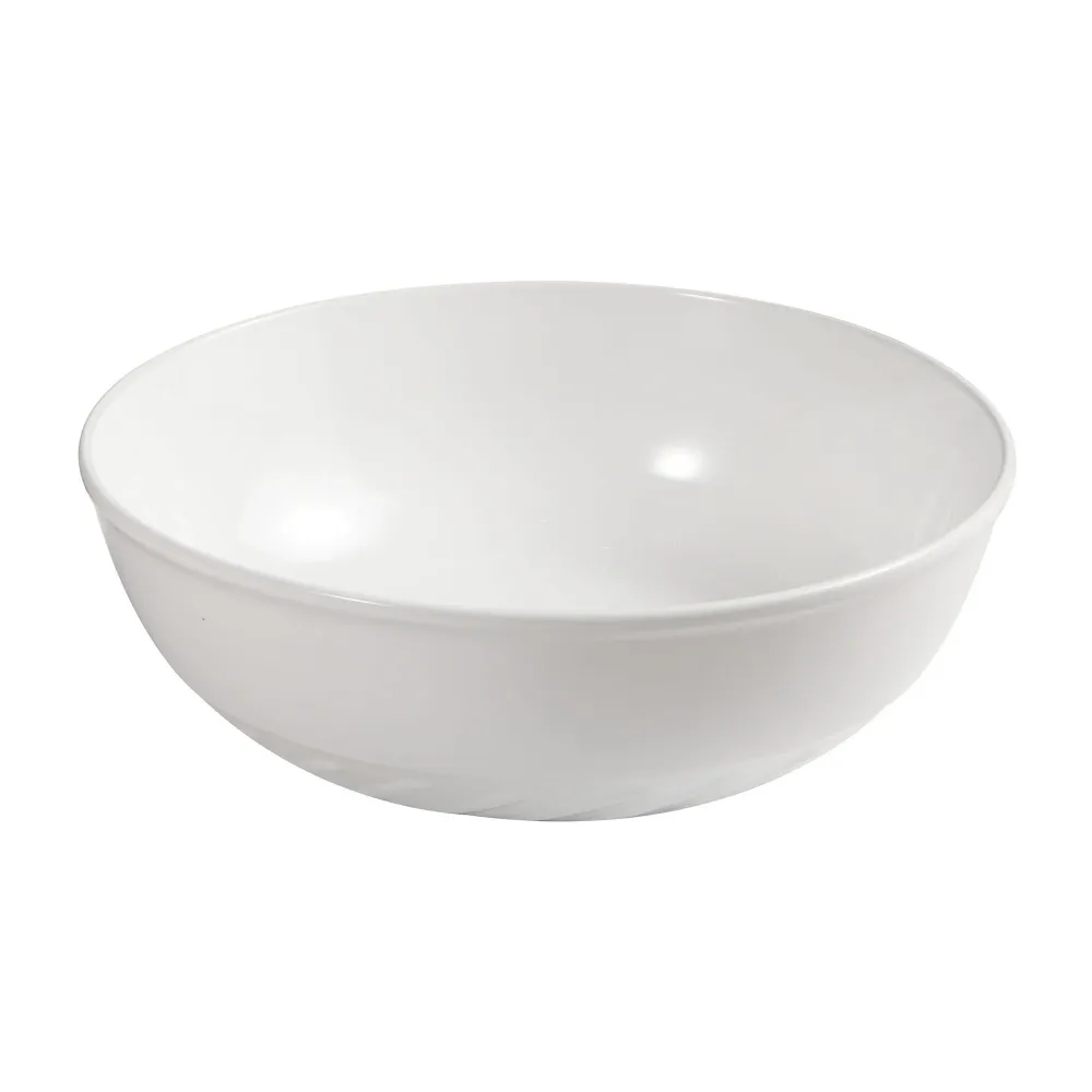 Détartrant liquide Lavabo à poser rond Élancé céramique blanche diamètre 33 cm et hauteur 14 cm