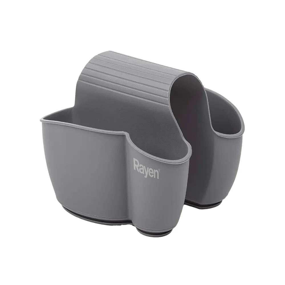Pièce d'Origine Organizer Per Lavello 2 Scomparti Plastica 12,5x9,5cm