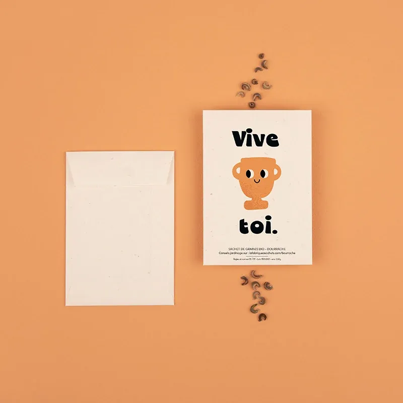 vive Toi ! - Sachet de graines de gypsophile, BIO, reproductibles et mellifères