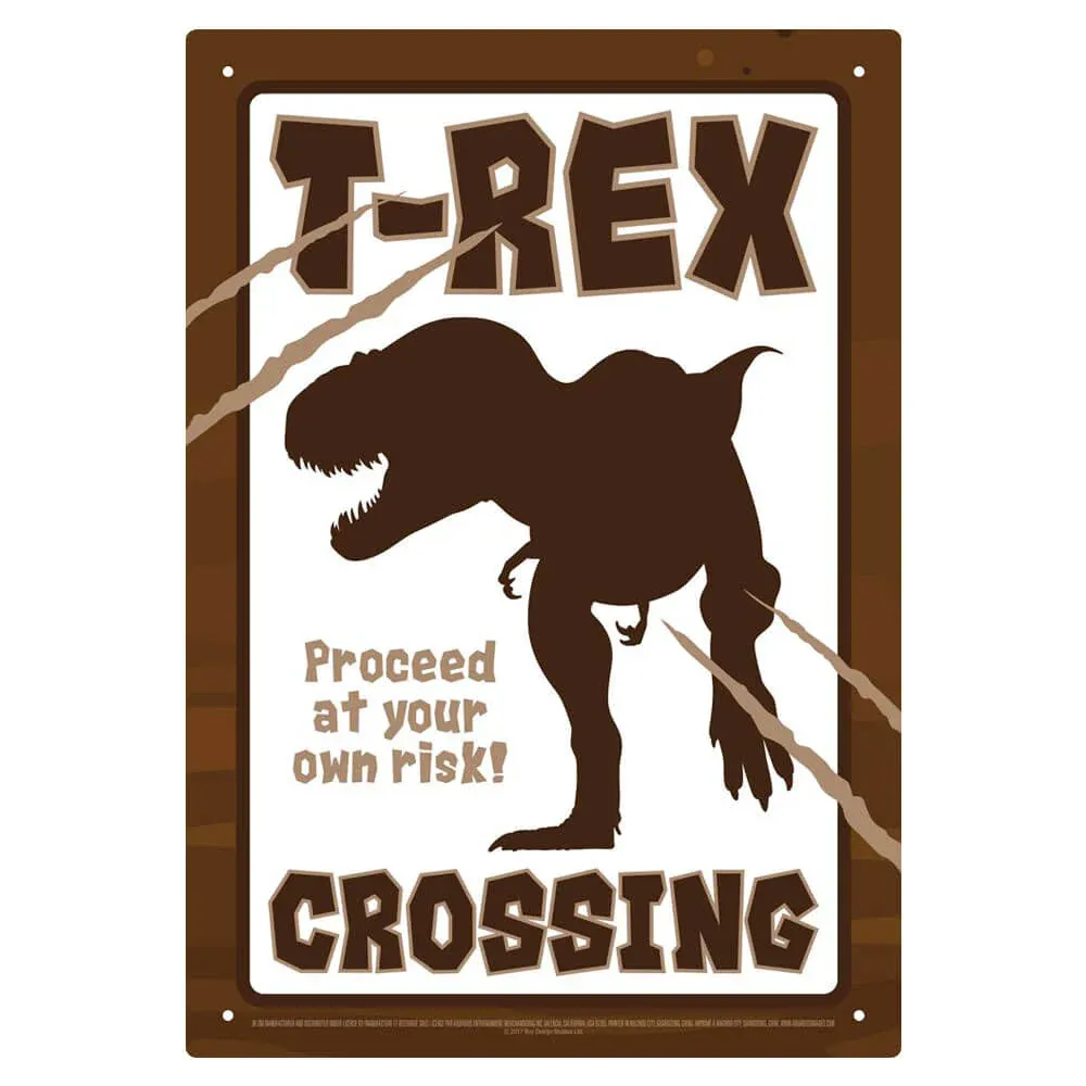 Signe T-Rex Crossing en étain Aquarius