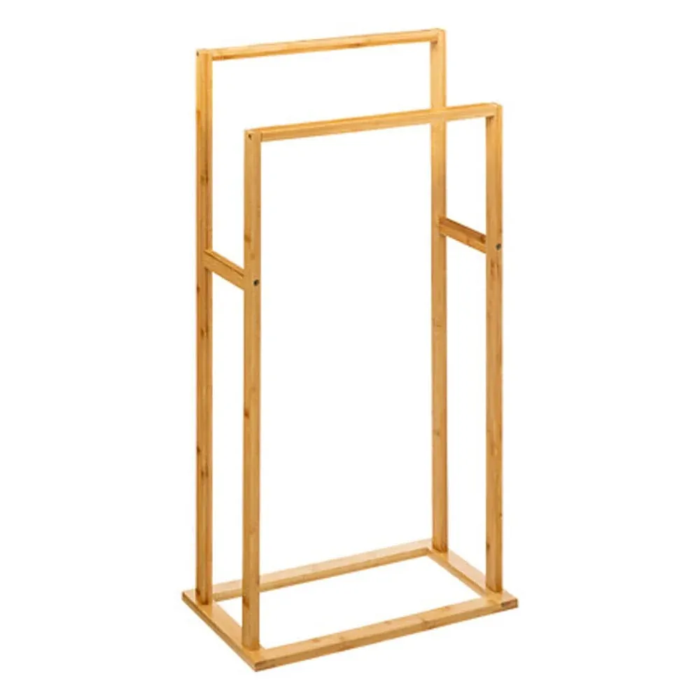 Porte-gobelet douche Porte-serviettes sur pied en bambou – Qualité & Prix chez Alpha55 – Pour une maison organisée et élég...
