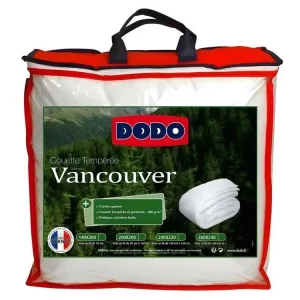 DODO Couette temperee Vancouver - 200 x 200 cm - Blanc en Édition Limitée