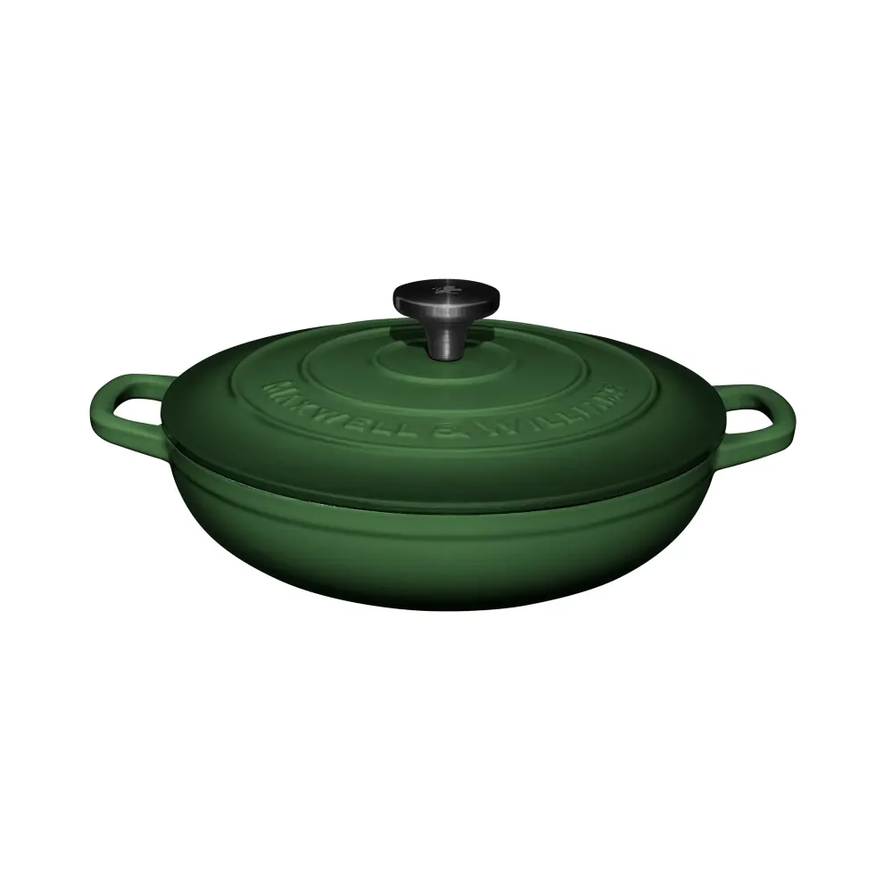 Maxwell & Williams Cast Iron 3.3Lt Braiser English Racing Vert êt