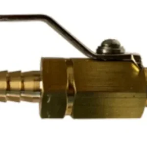 3/8" Hose Barb X 3/8" MIP Brass Compact Ball Valve Barb X MIP 46988