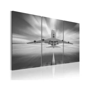 Tableau Vers les nuages - triptyque : Taille - 120 x 80 cm