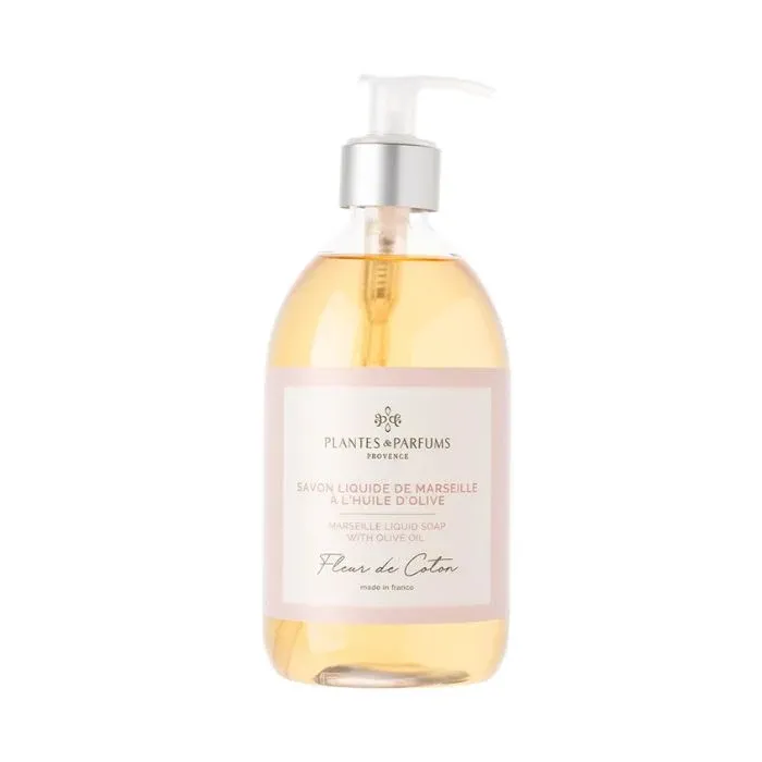 Savon de Marseille liquide 500 ml Fleur de coton