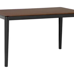 Dining Table 135 x 80 cm Dark Wood CEDAR