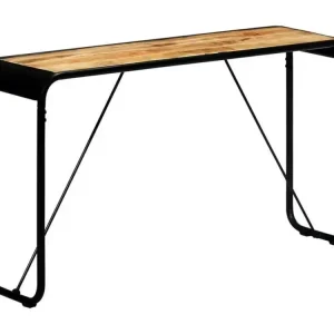 Figurine Peinte à la Main Table console 140 x 35 x 76 cm Bois de manguier massif brut