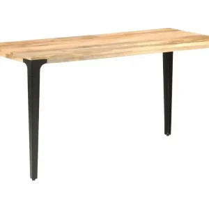 Set de Nativité Table de salle à manger 140x70x76 cm Bois de manguier massif