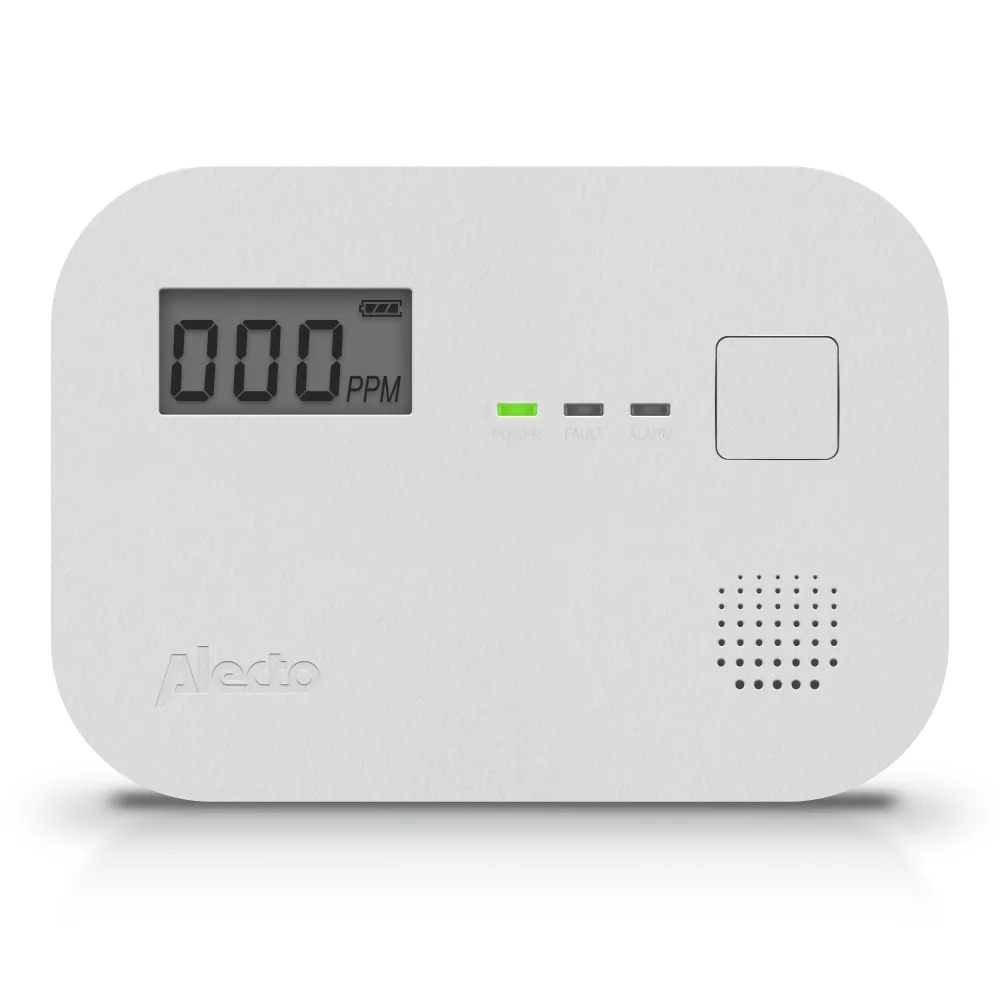 Alecto COA3920 - Détecteur de monoxyde de carbone avec capteur 10 ans et affichage