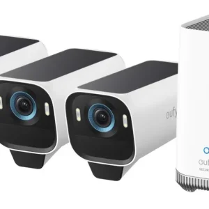 Eufy EufyCam S3 Pro, 3-Pack avec HomeBase 3
