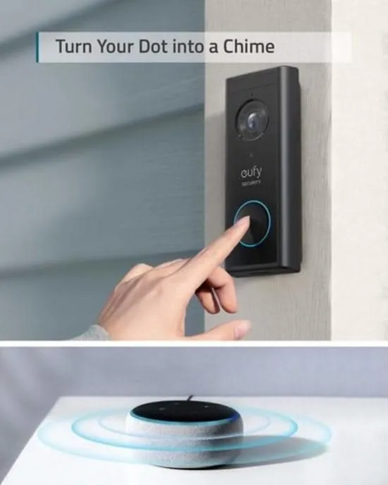 Eufy Video doorbell S220 set wireless Homebase