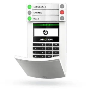 Panneau de contrôle sans fil Jablotron JA-154E avec écran LCD, clavier et RFID