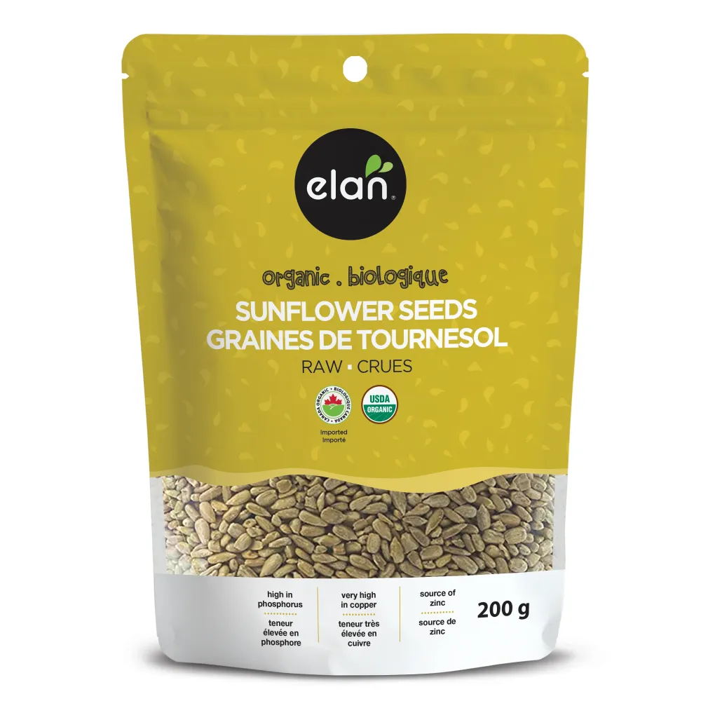Graines de tournesol biologiques elanbiofoods