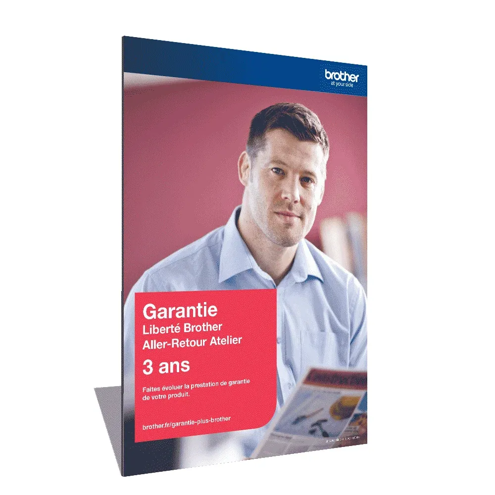 Garantie Plus Liberté 3 ans - aller/retour atelier Brother - GLIB3ARC