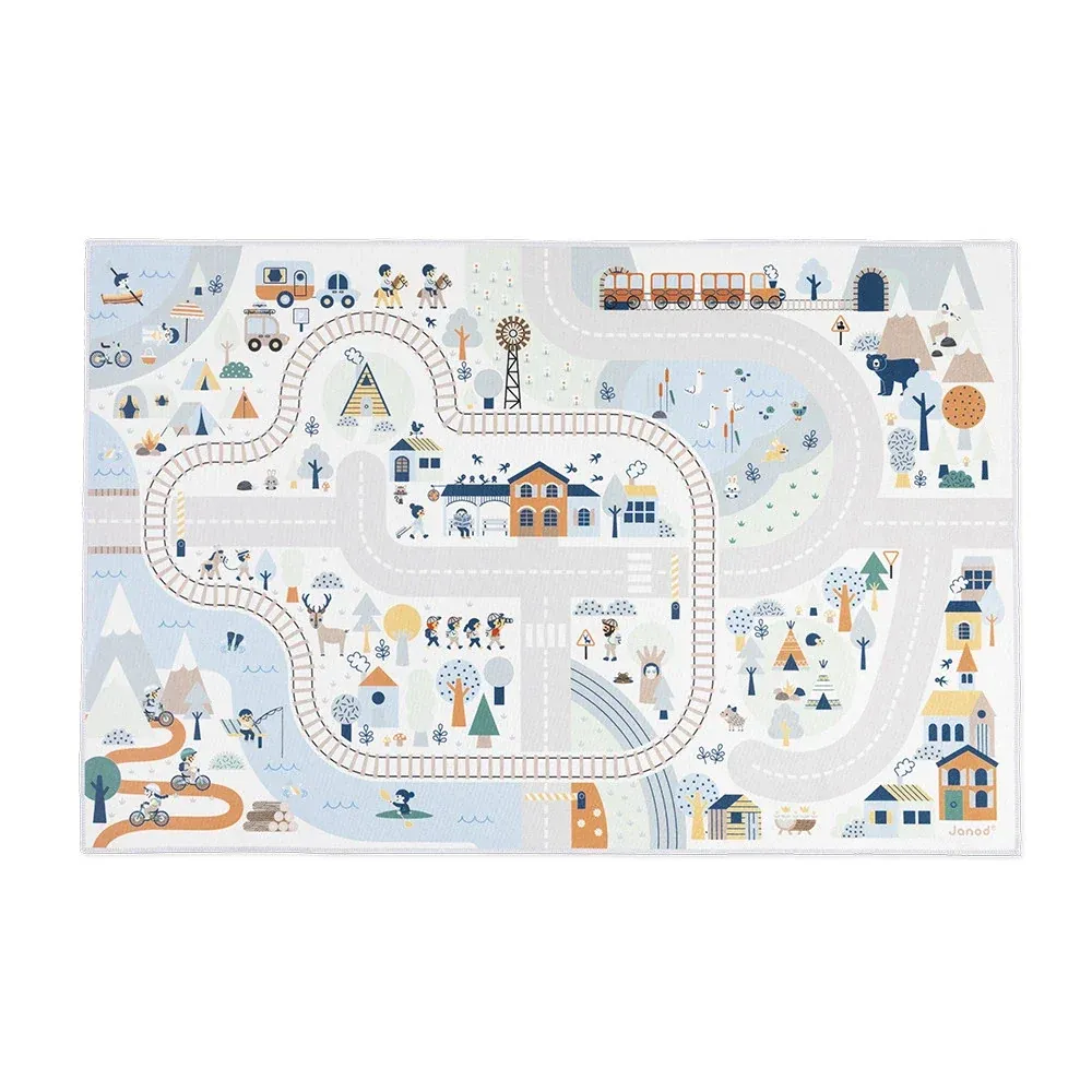 Tapis avec circuit Vallée blanche - Cross Roads