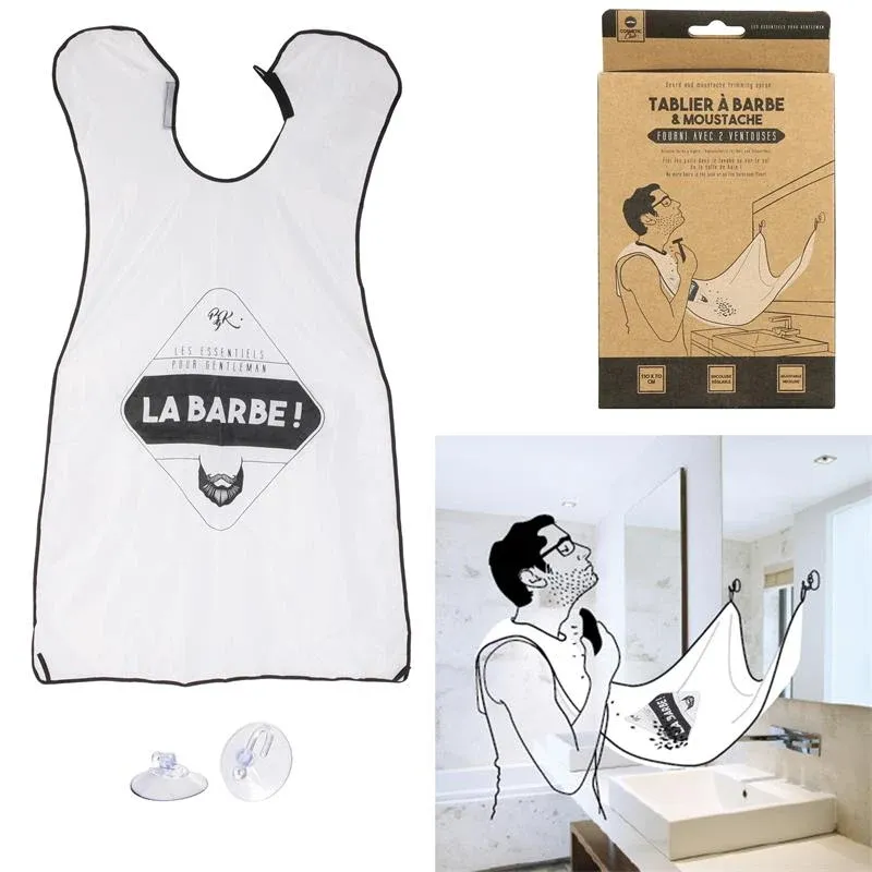 TABLIER À BARBE BLANC/NOIR pour Usage Quotidien