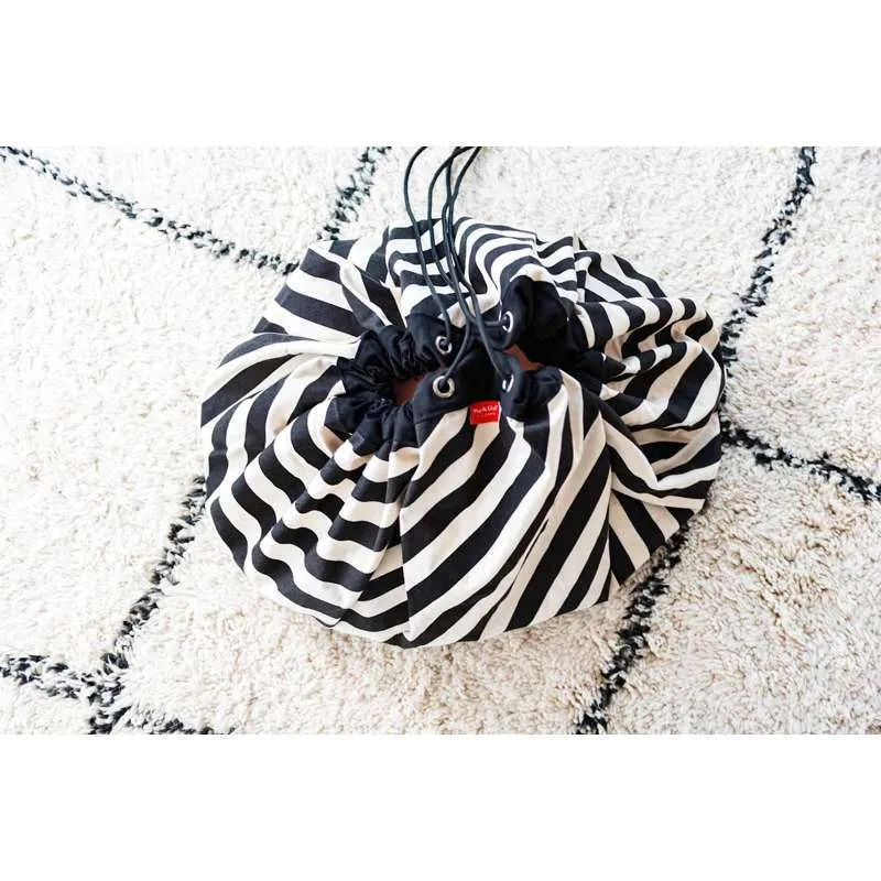 Play & Go Tapis de rangement - Rayures Noires