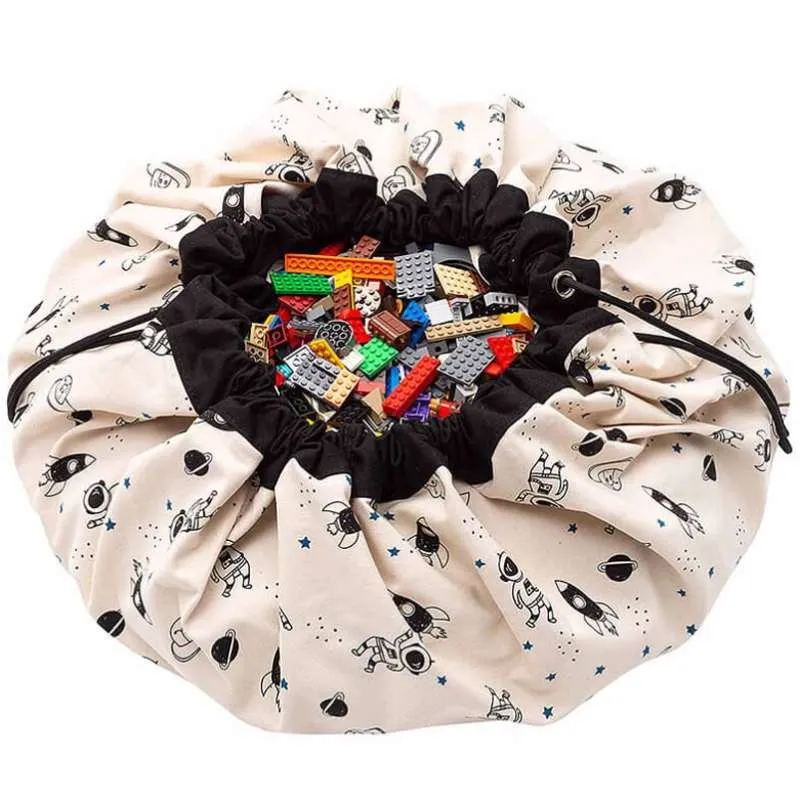 Play & Go Tapis de rangement - Space Glow dans le noir