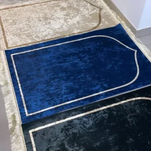 Tapis adulte fin bleu - sans personnalisation