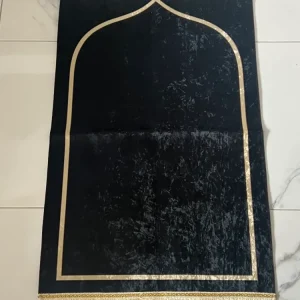 Tapis adulte fin noir - sans personnalisation
