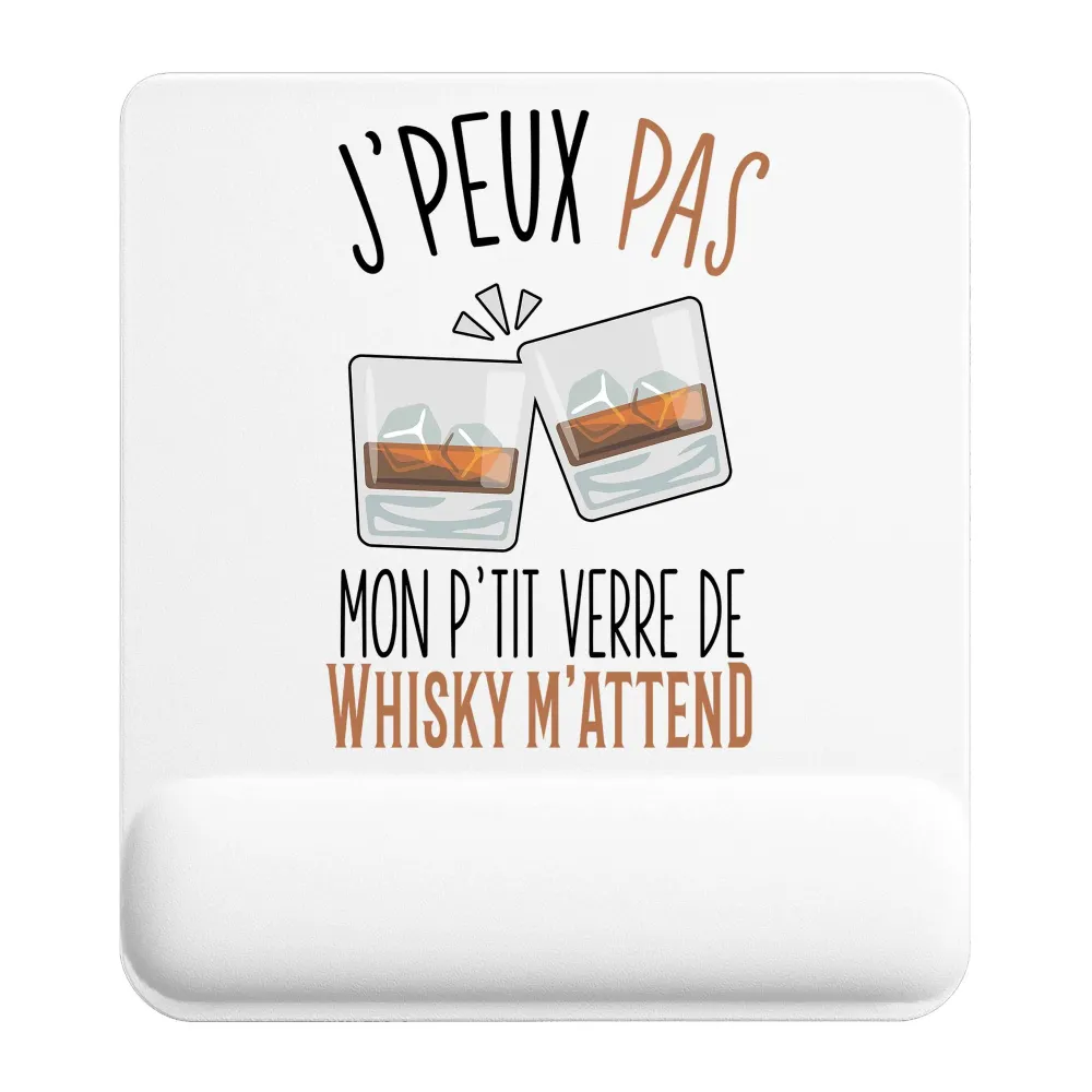 Tapis de souris J'peux pas Whiskey