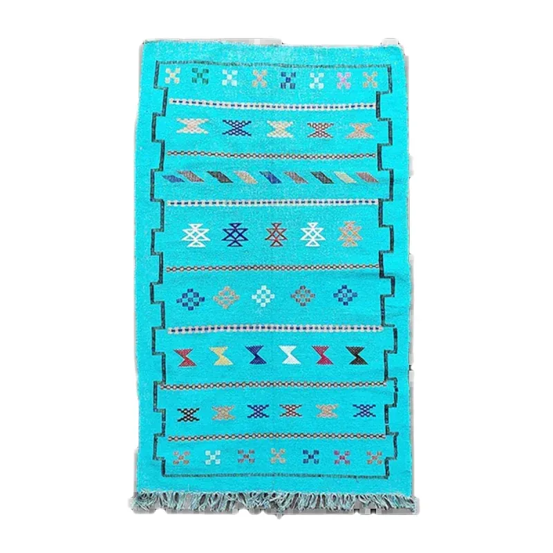 Petit Tapis Berbère Turquoise