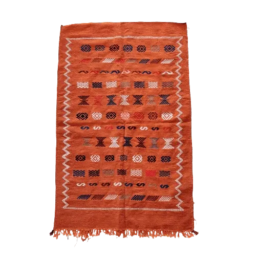 Tapis Berbère Bohème Terracotta <br> 95x150 cm