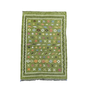 Tapis Berbère Vert Bohème <br> 152x230 cm