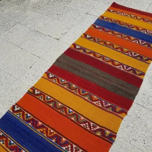 Tapis de couloir Kilim Vintage <br> 76x236 cm