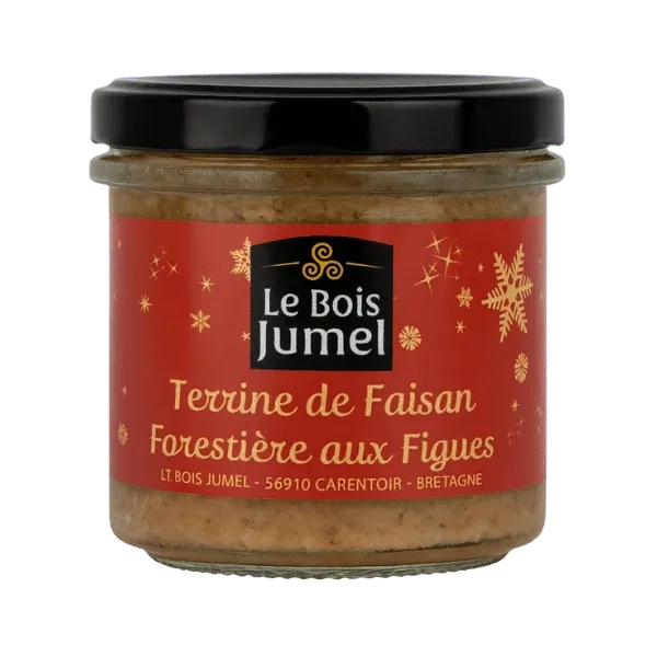 Terrine de faisan forestière aux figues - 90g Le Bois Jumel