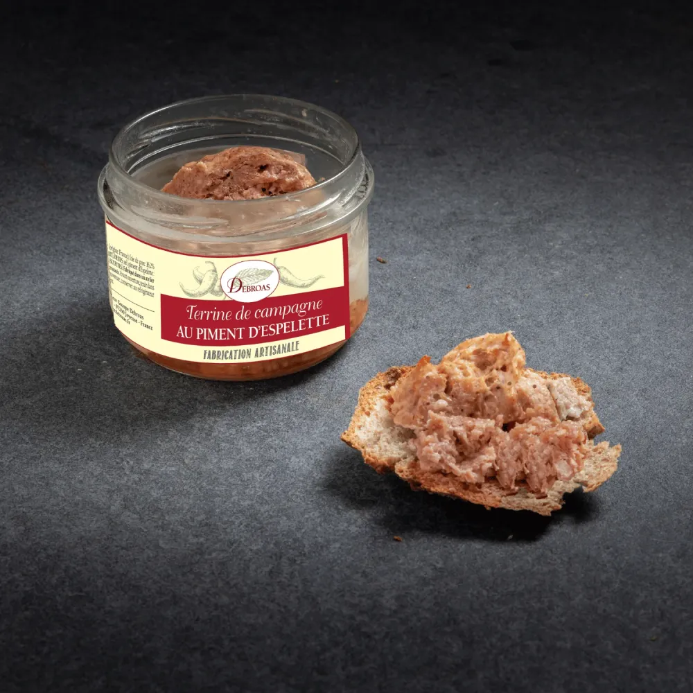 Terrine de campagne au piment d'espelette