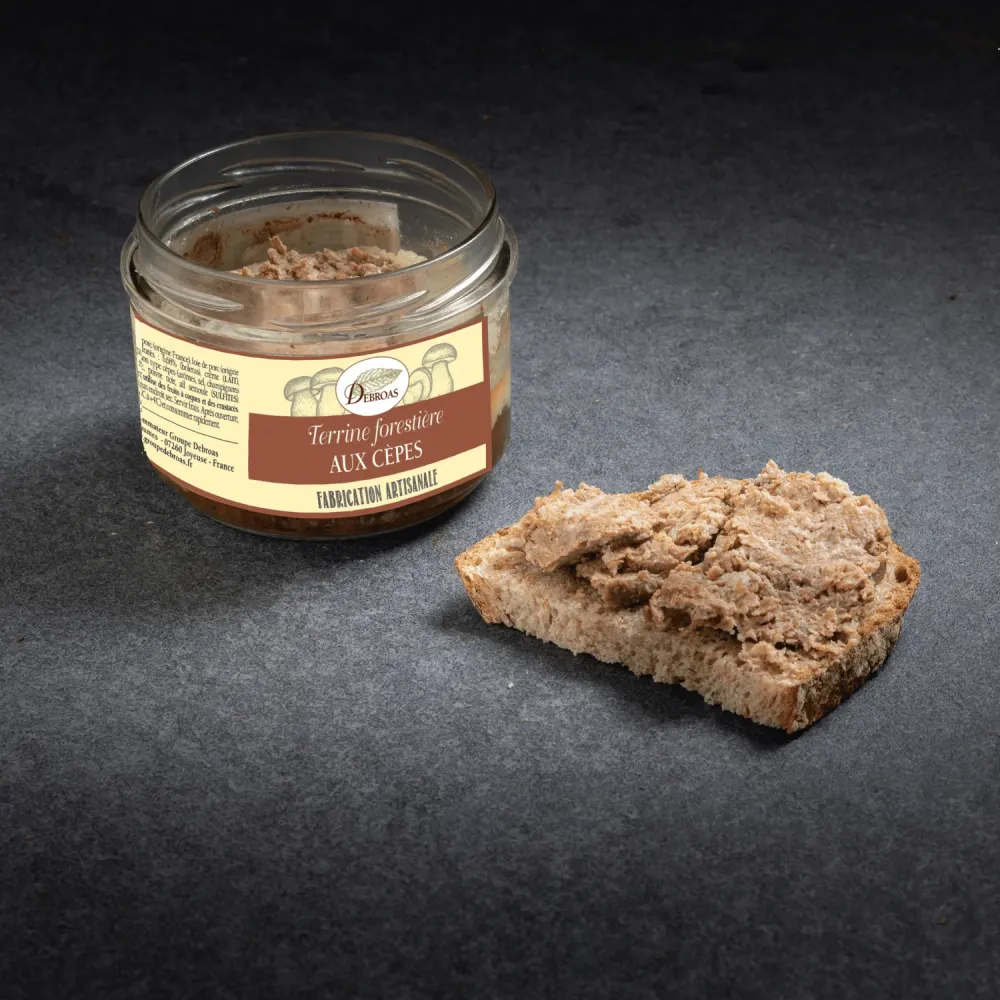 Terrine forestière aux cèpes