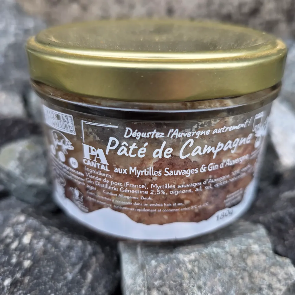 Terrine de Campagne aux Myrtilles et Gin Génestine