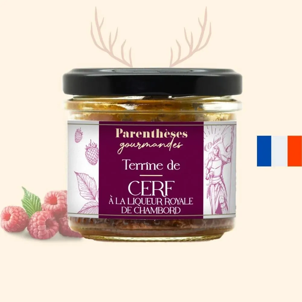 Terrine de cerf à la liqueur de Chambord 90g