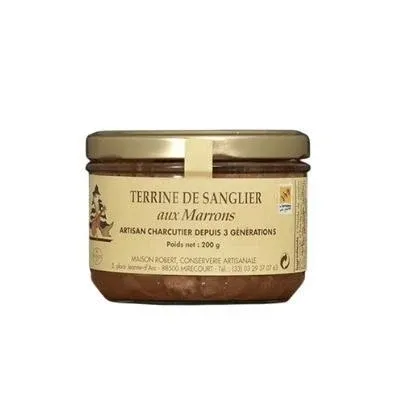 Terrine de sanglier aux marrons - 200g
