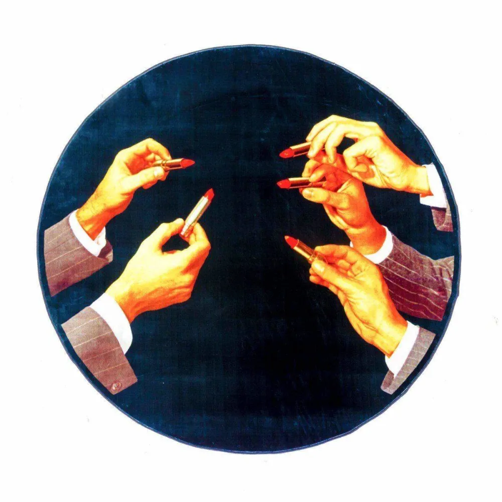 Tapis Lipsticks de ToiletPaper - Rouges à lèvres - Seletti